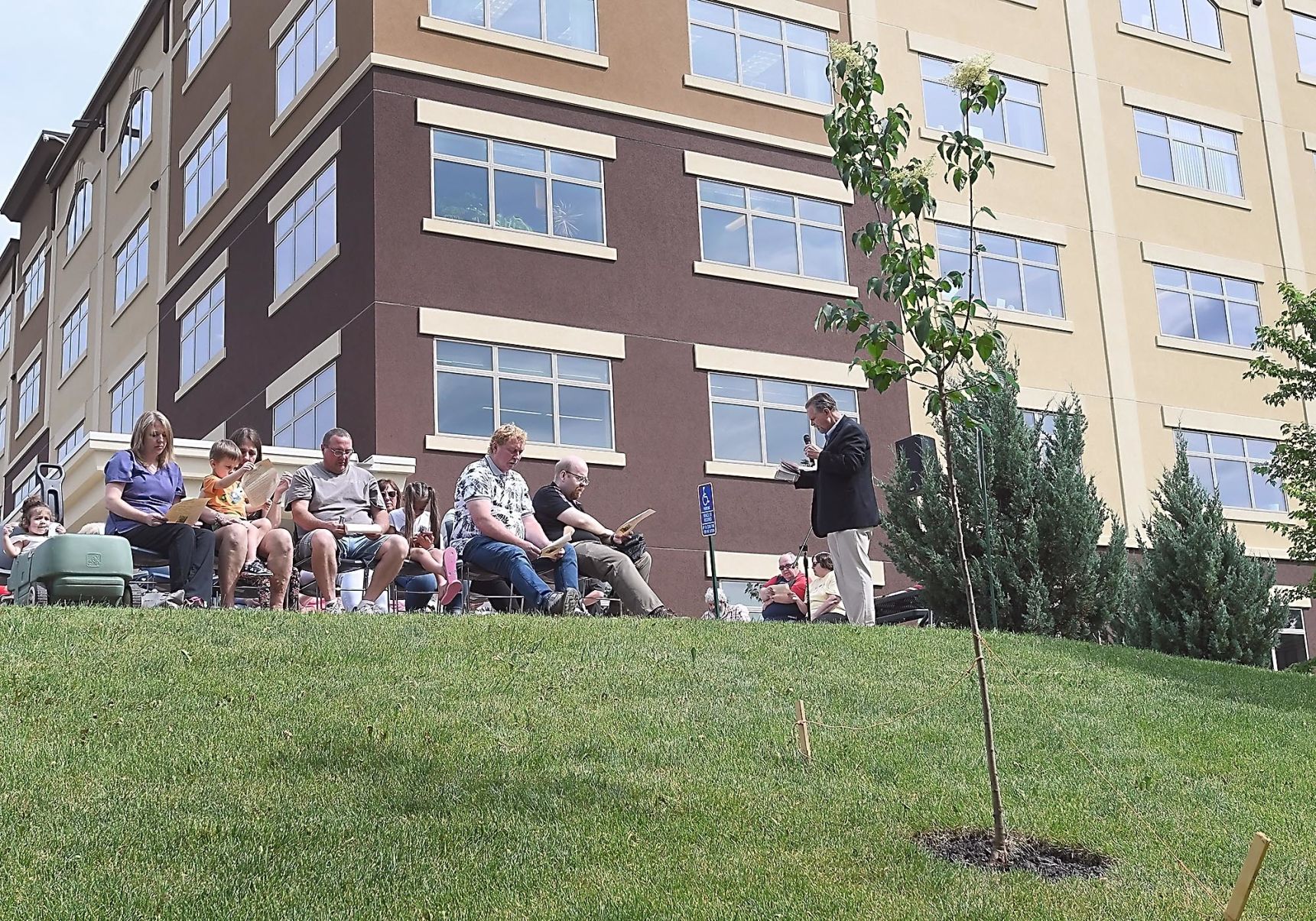 Top 10 No. 6Evelyn Adams tree dedication Local News