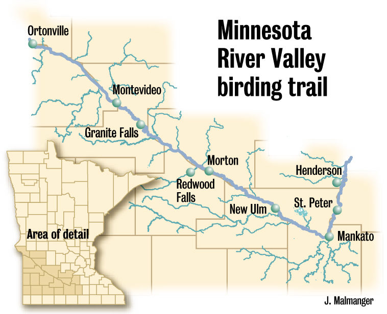Minnesota River Valley Map Birders Gear Up For Day On River | Local News | Mankatofreepress.com