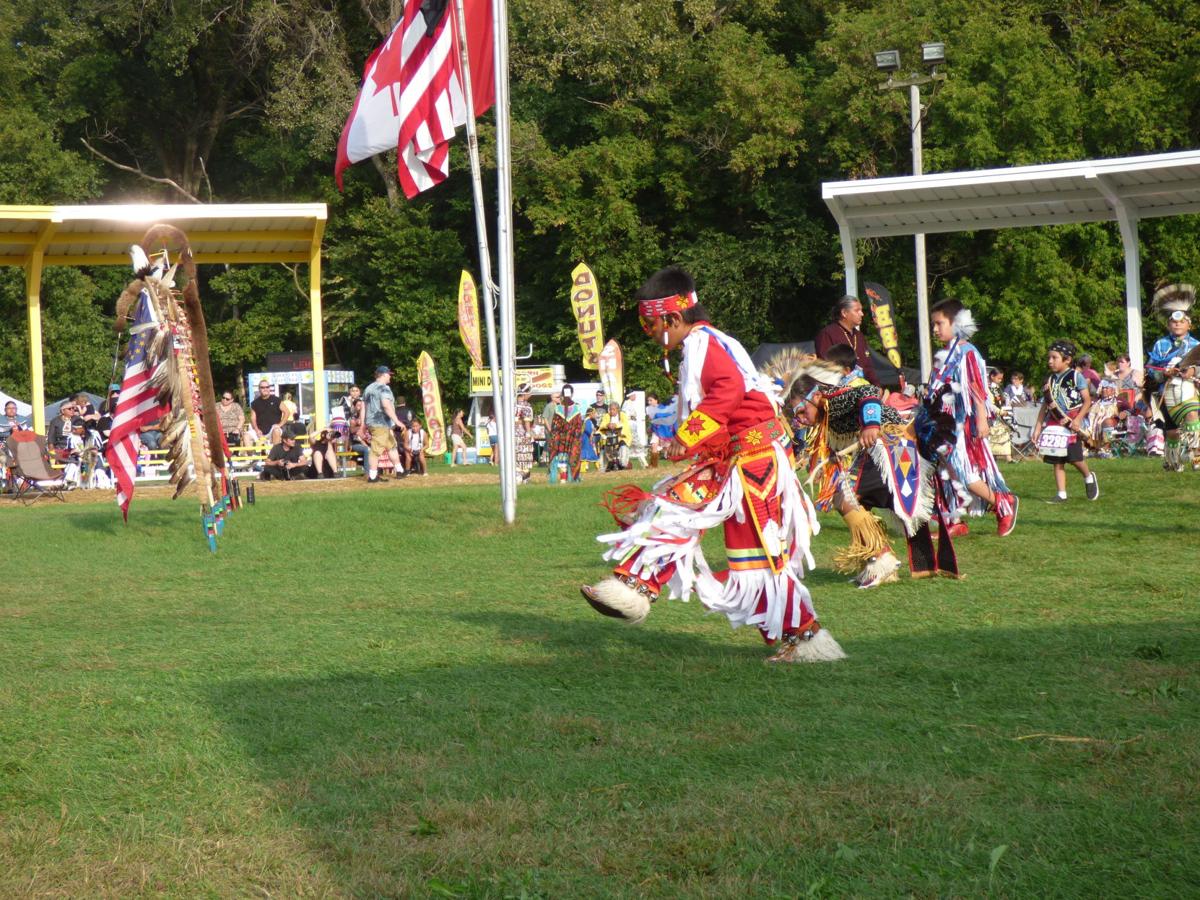 A permanent home Arbor erected on Land of Memories Park pow wow
