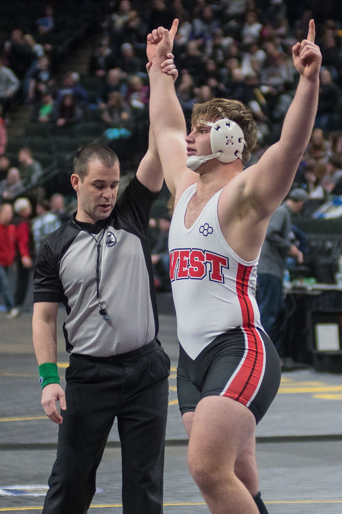Mankato West's Block, Jakes win Class AA state wrestling championships