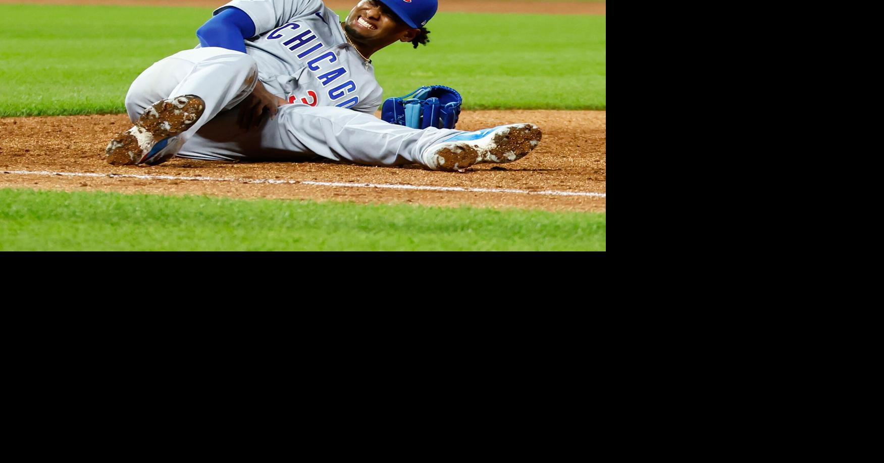 Cubs pitcher Edward Cabrera headed to IL after being carted off the field with a left leg injury