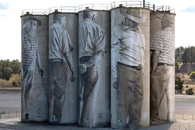 Silo Art Project Gets 50 000 Local News Mankatofreepress Com