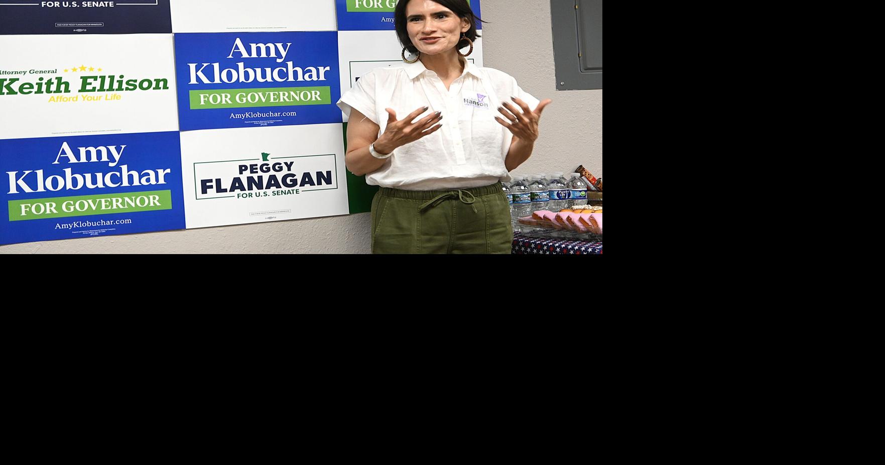 Flanagan makes Mankato campaign stop with Sen. Smith