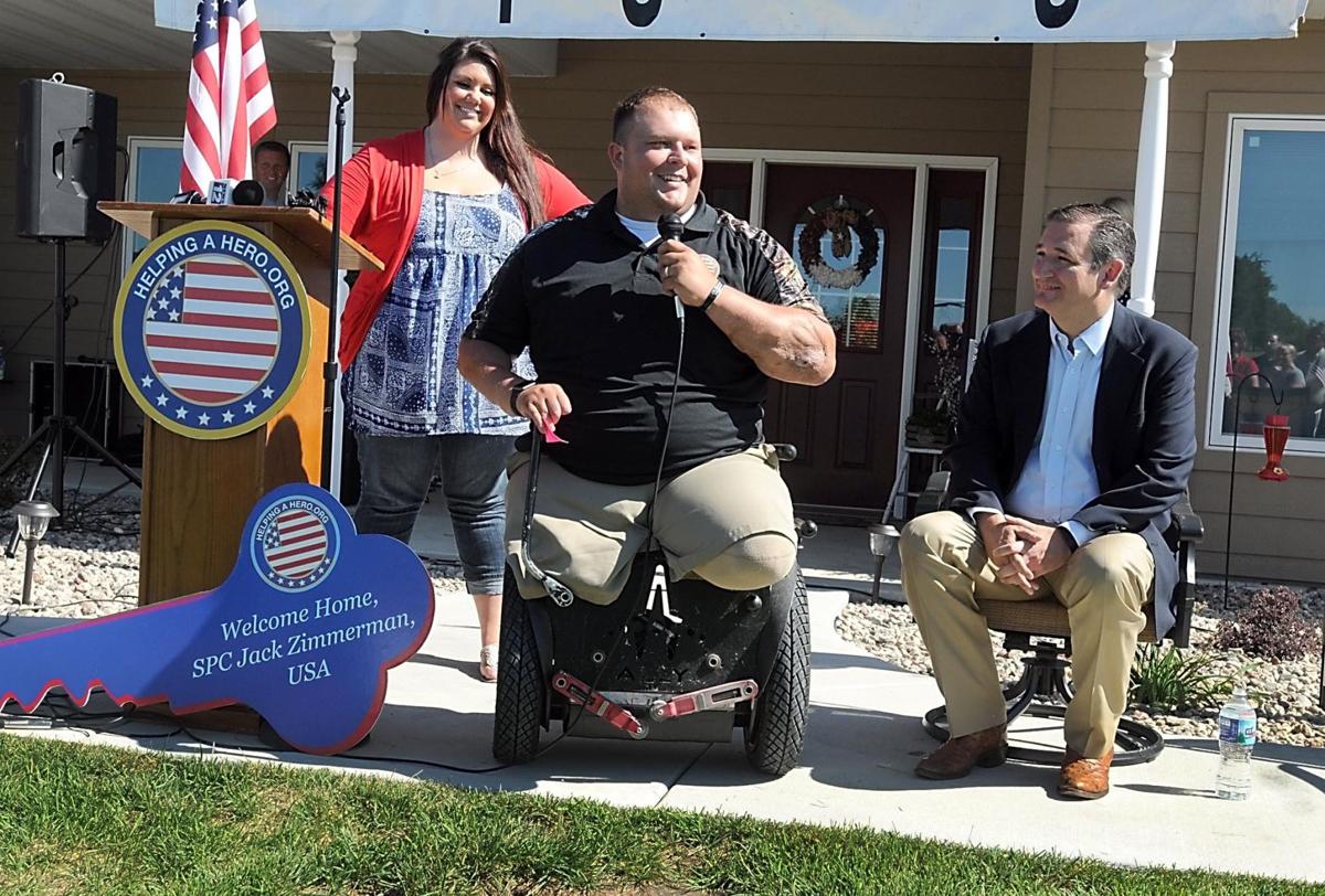 Wounded vet Jack Zimmerman formally receives lakeside home Local News