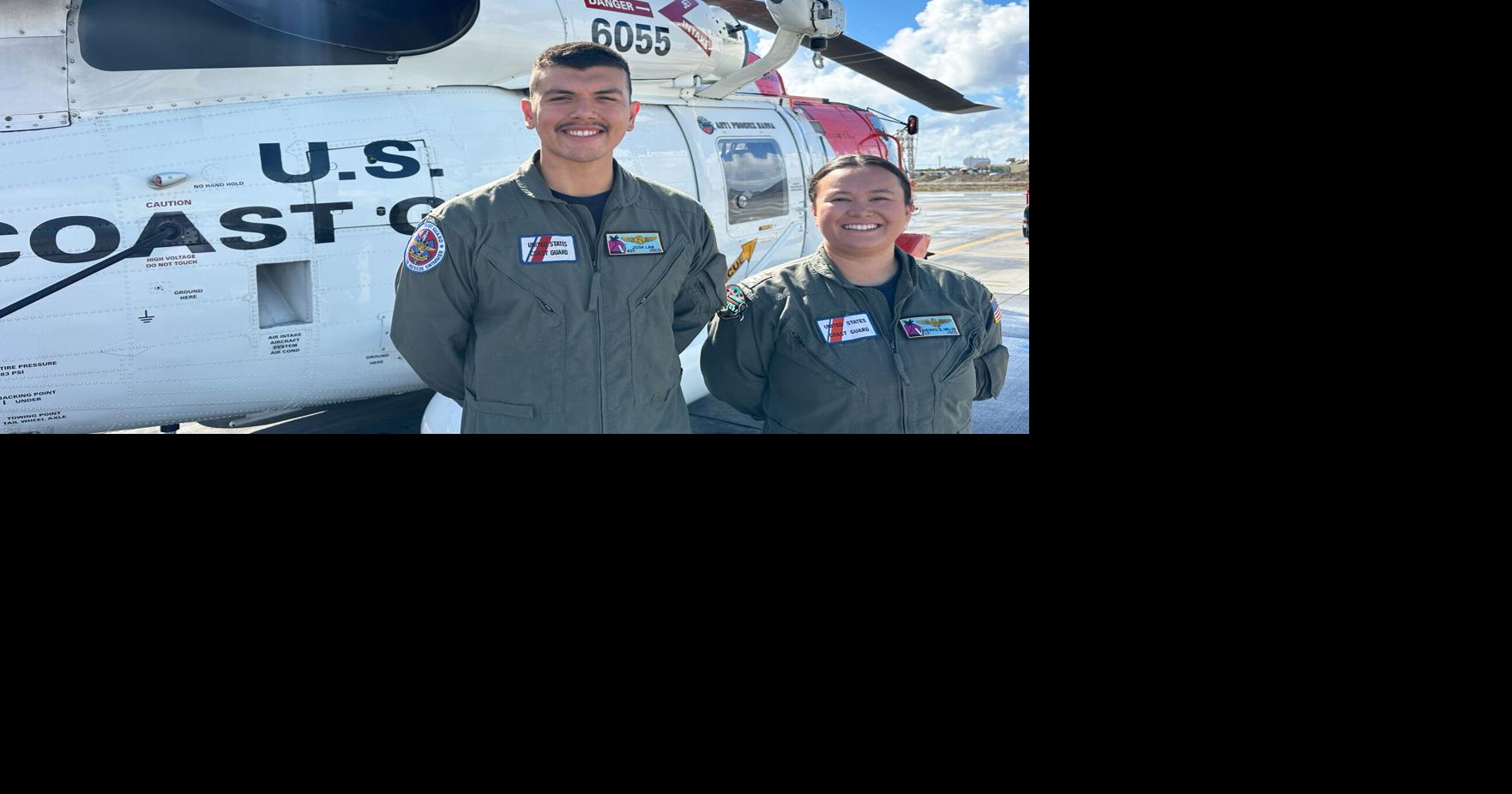 24-year-old Coast Guard swimmer says he fought waves and darkness to rescue 16 people from ocean