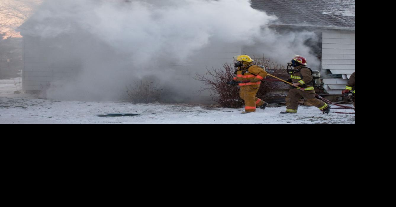 Farm house heavily damaged by fire near Courtland, Nicollet Local
