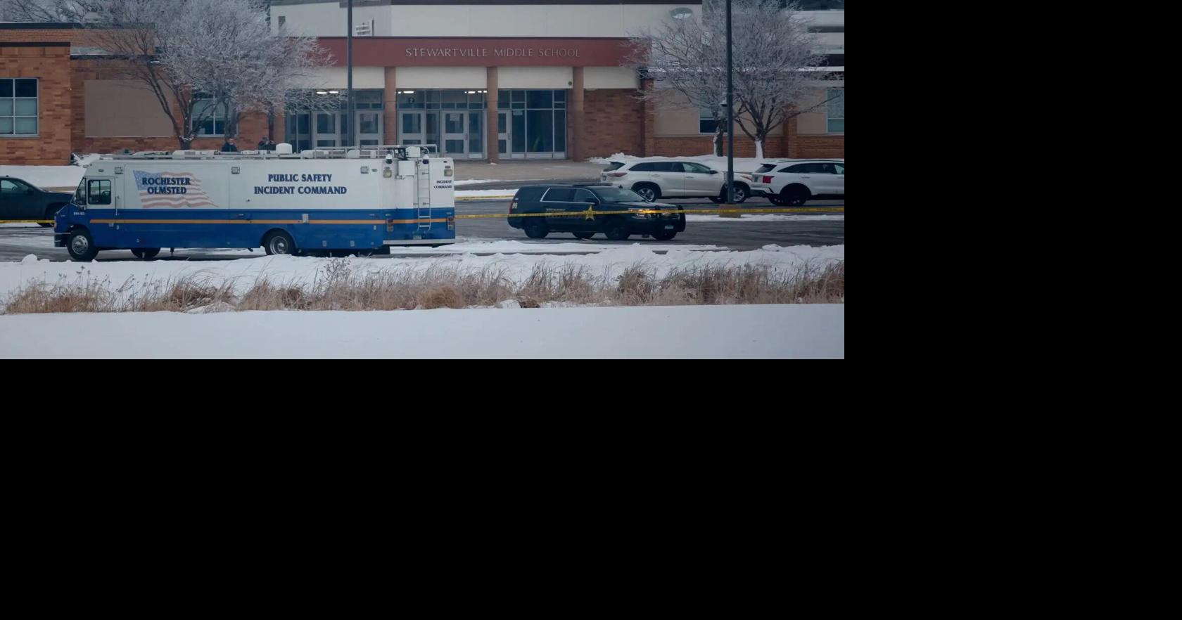 Shooter dead, student critical after Stewartville school parking lot shooting