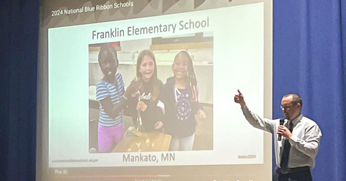 Franklin Elementary in Mankato earns blue ribbon school status