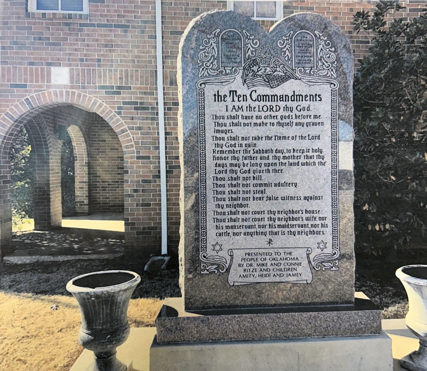 Oklahoma and the Ten Commandments