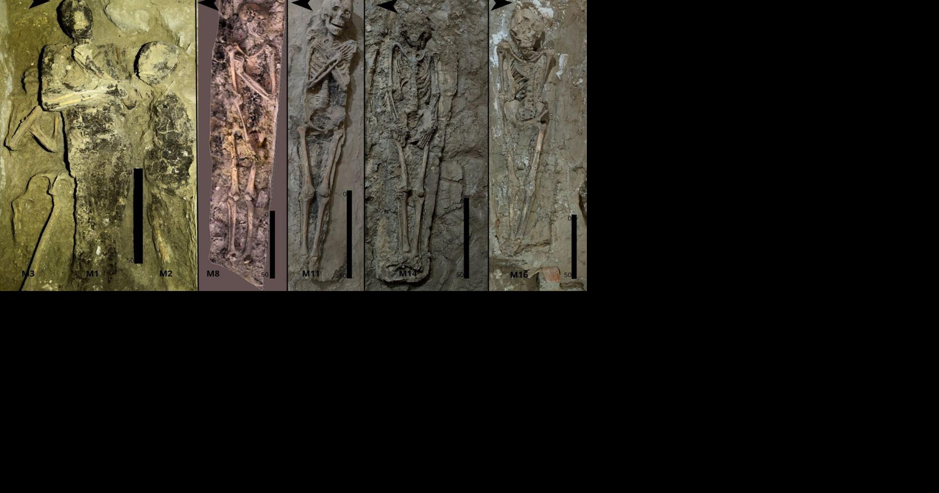 Mummies were buried on top of one another when space ran out