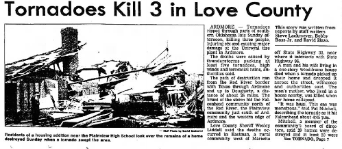 1995 Love County tornado | Society | mariettamonitor.com