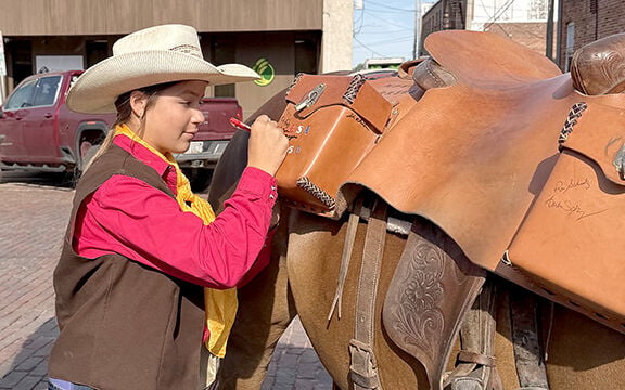 Pony Express riders honor Mike Pacha