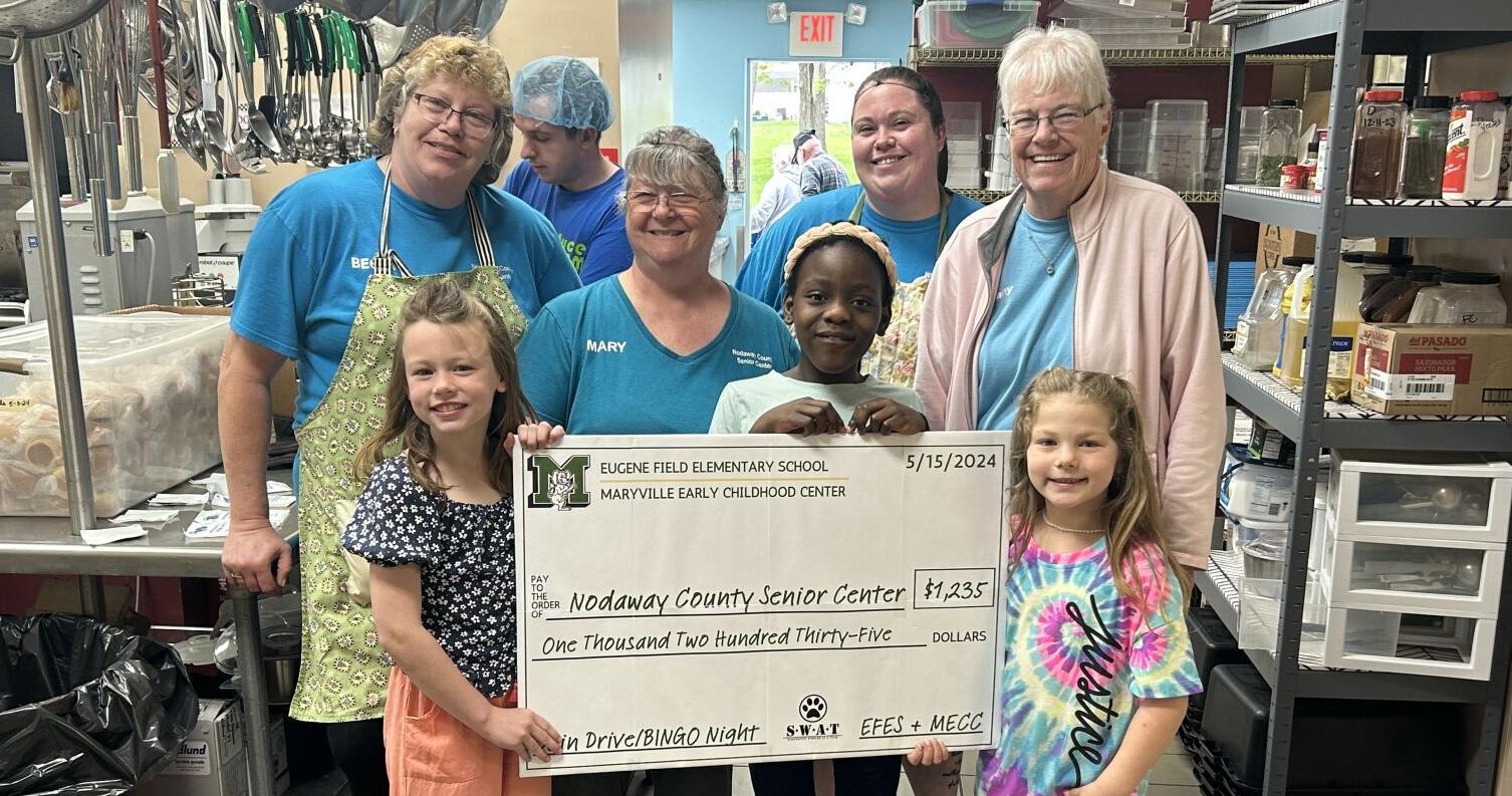 Elementary students donate $1,235 to senior center - Vimarsana News