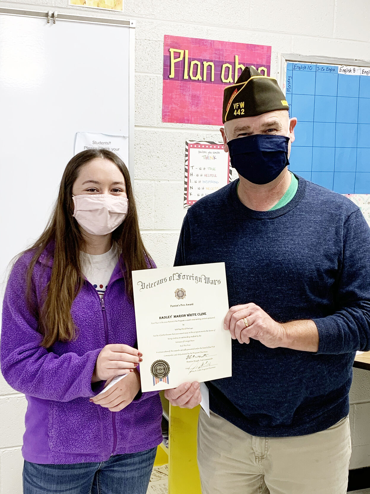 Local VFW post presents Nodaway County students with awards - Vimarsana News