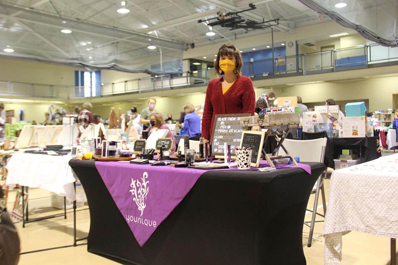 Fair craft christmas wings taken belly band inside Hundreds shop local at Christmas Craft & Vendor Fair | Multimedia | Maryville Daily Forum
