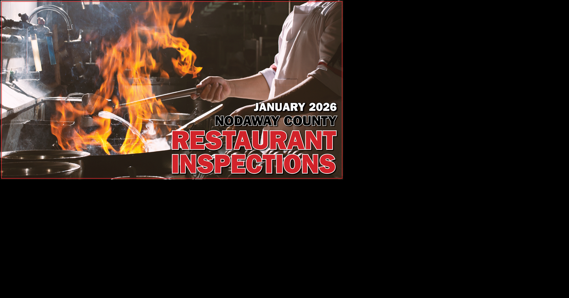 Restaurant Inspections: January 2026