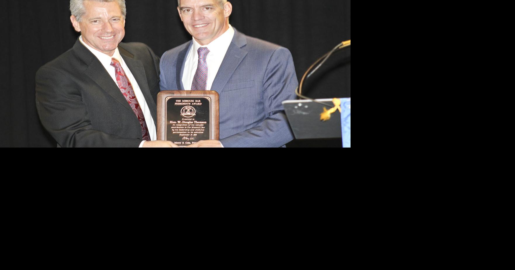 Judge Doug Thomson receives President’s Award from Missouri Bar ...