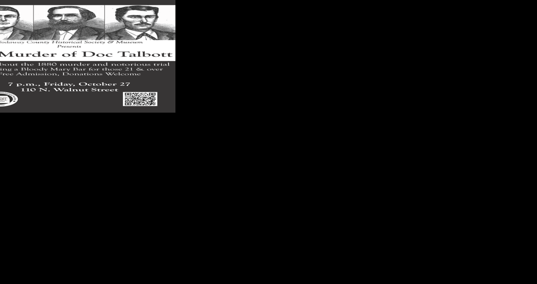 Historical society to host program on infamous murder - Vimarsana News