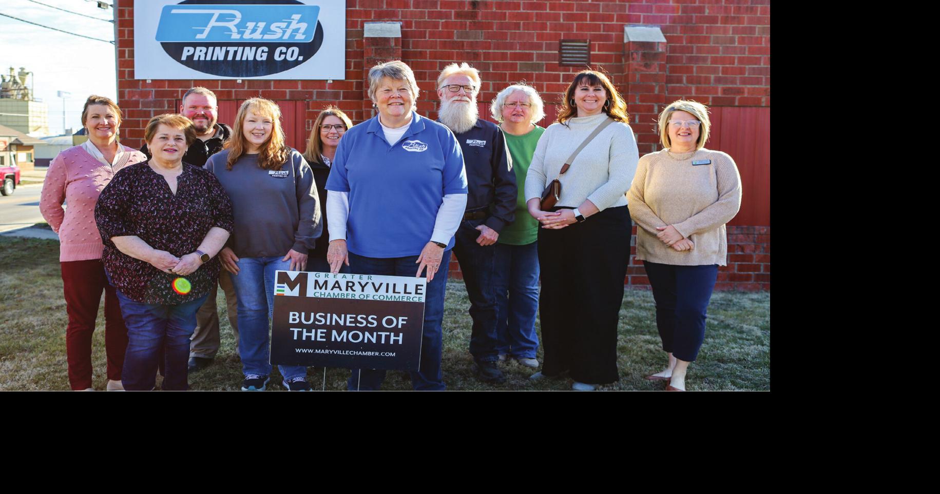 Chamber Ambassadors select Rush Printing as February Business of the