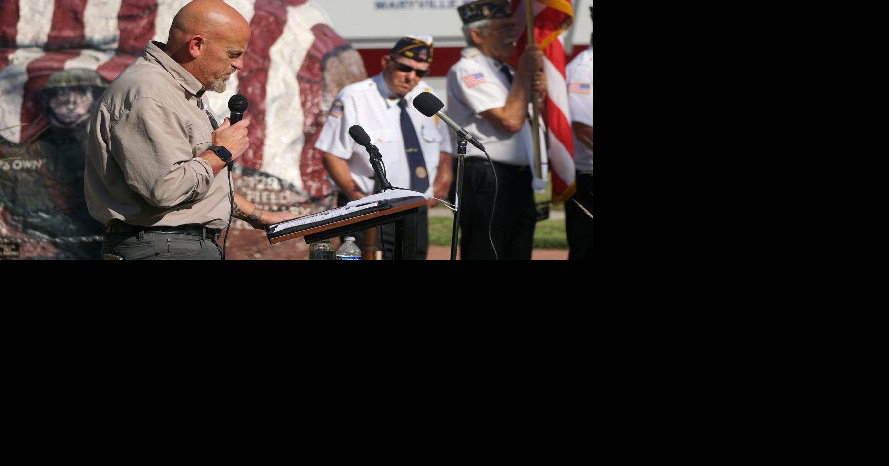 McBride, Pine keynote 9/11 Remembrance service at Freedom Rock