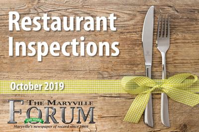 Restaurant Inspections October 2019 Food And Health Maryville