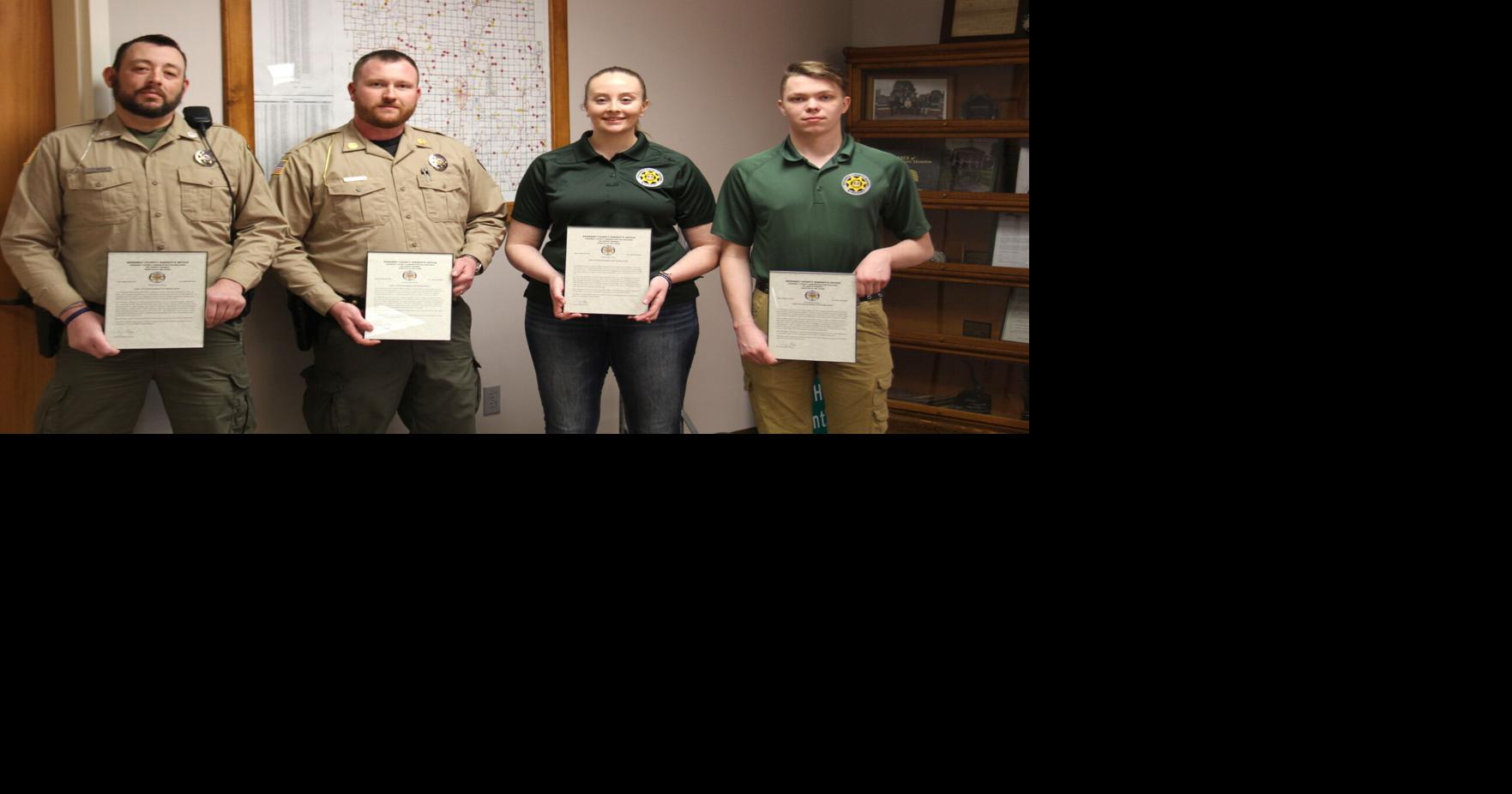 Four recognized for saving lives, risking theirs during jail fire