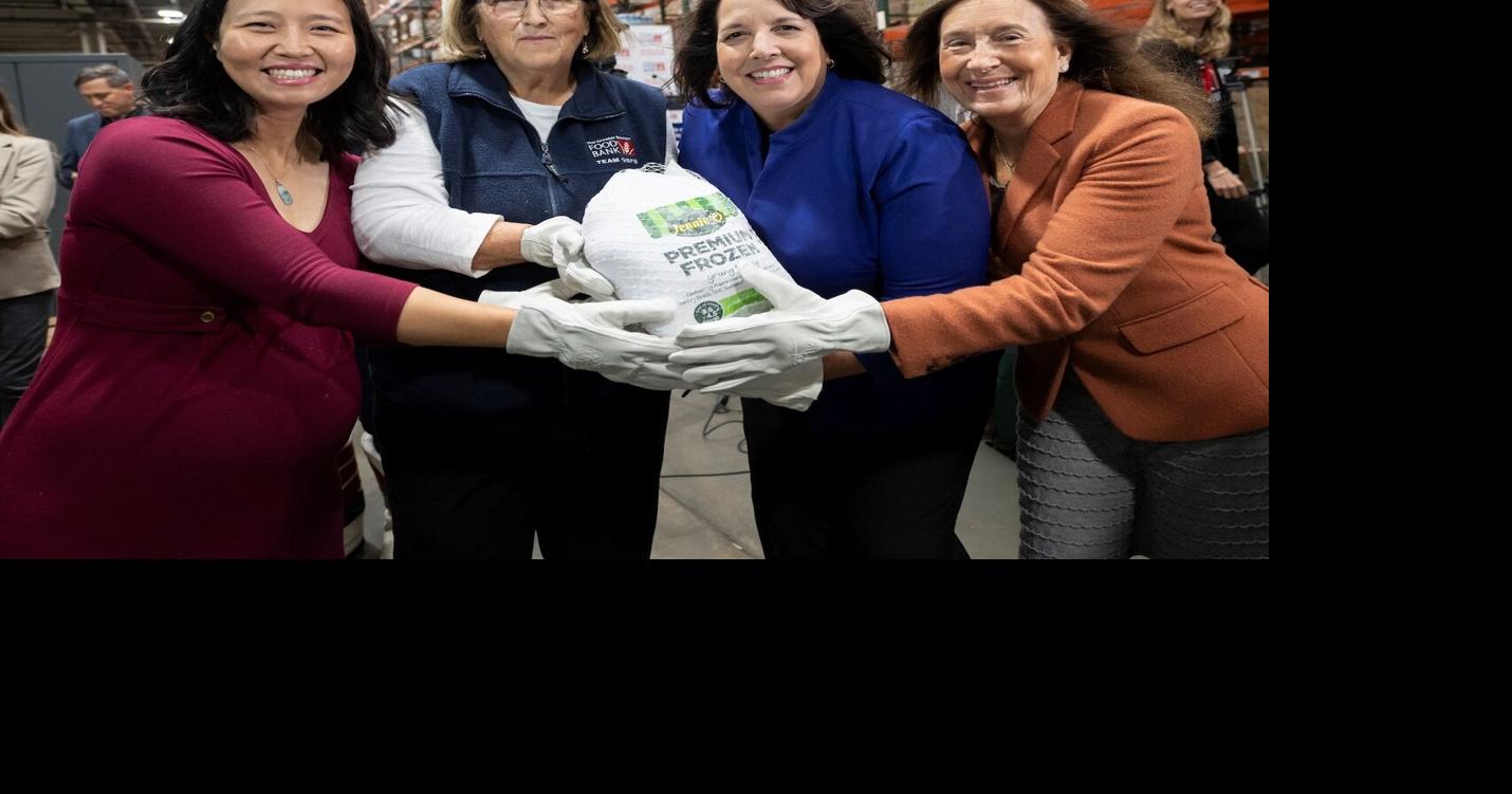 Greater Boston Food Bank holds its annual Chain of Giving event to put ...