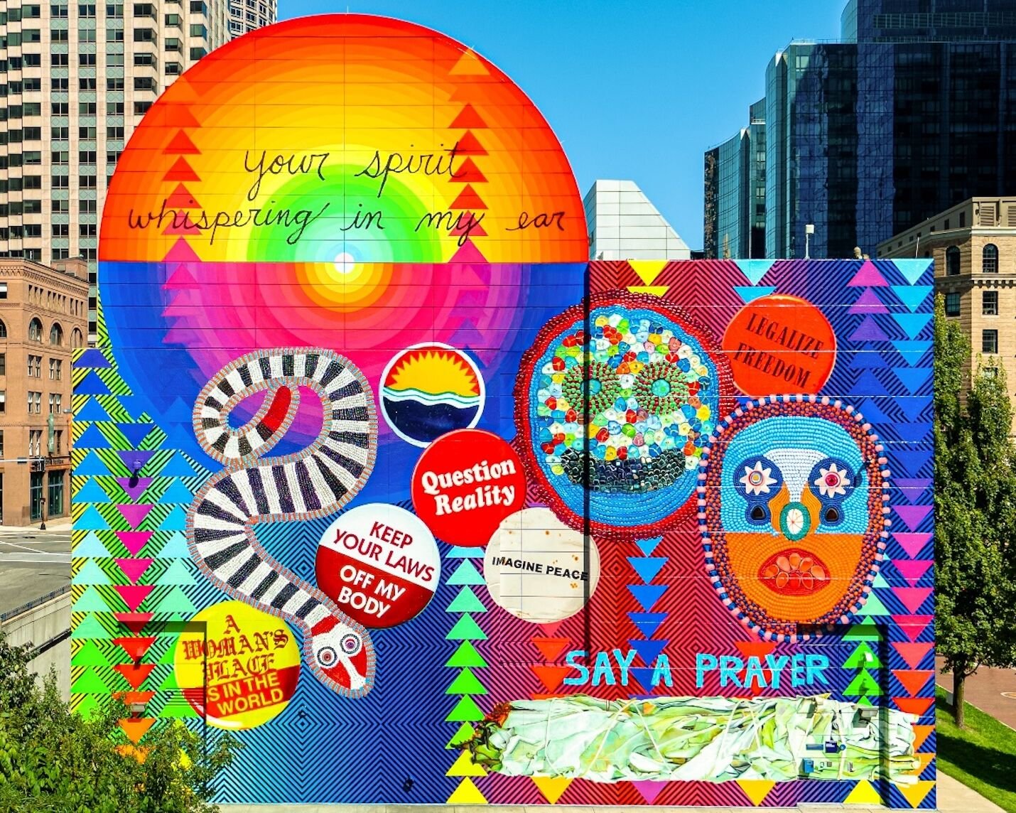 Greenway, MASS MoCA celebrate new mural by Indigenous artist