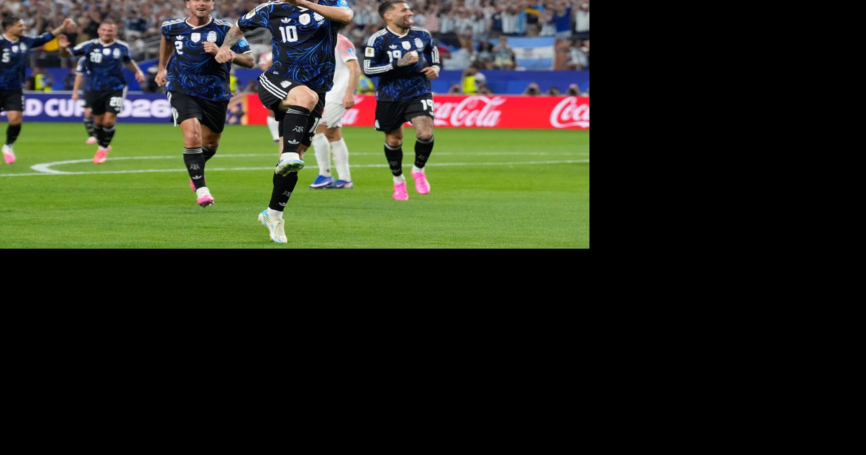 Messi becomes first to score in 7 straight World Cup games while extending goals record