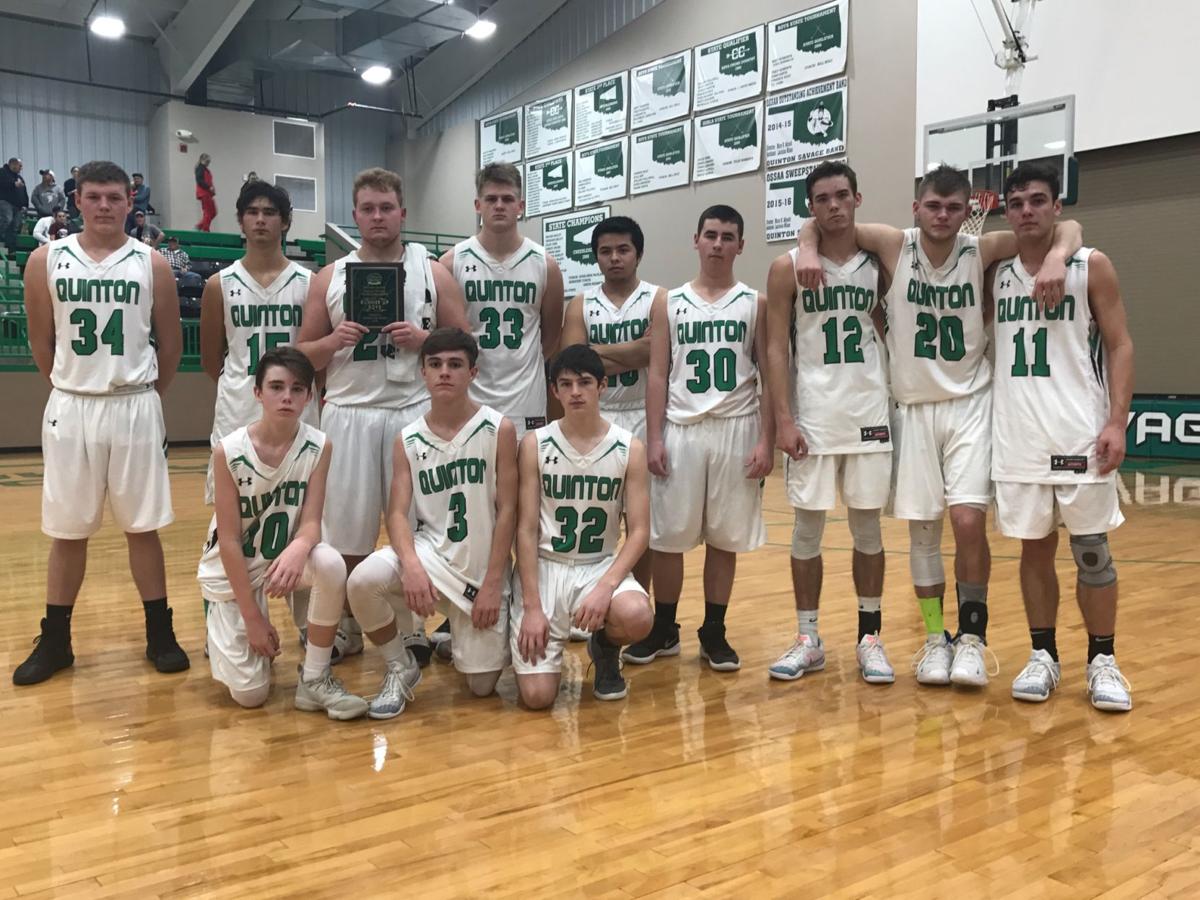 Quinton Boys Tournament Day Three Host Savages Take Second Place