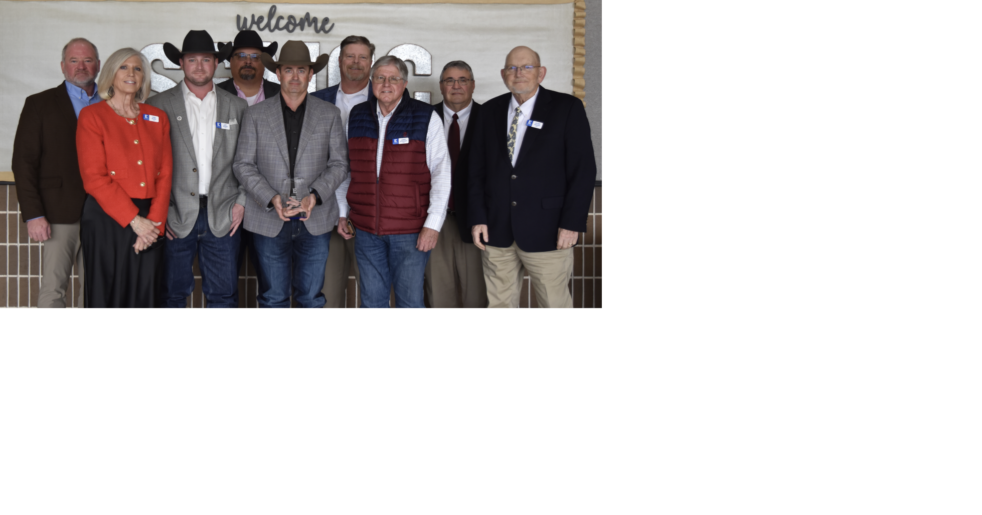 Eastern Oklahoma State College honors National Livestock with Impact Award