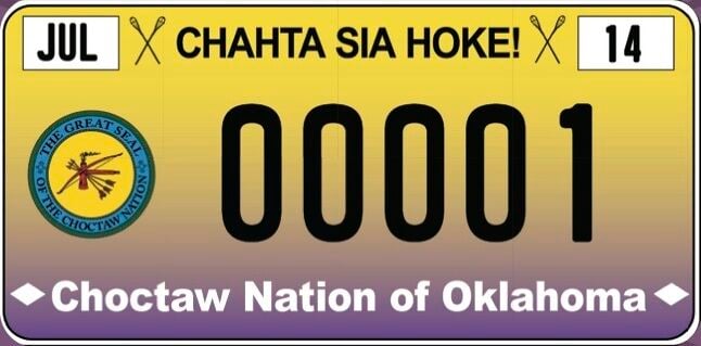 Tribal licence plates 