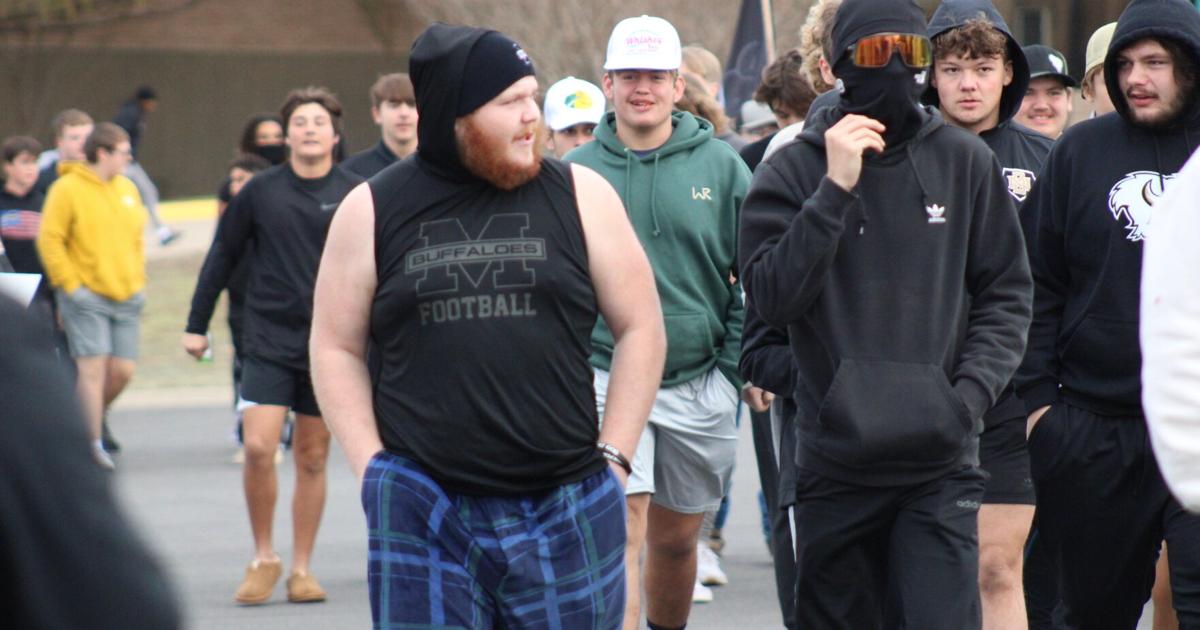 PHOTOS McAlester football playoff spirit walk Sports