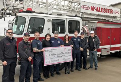 Helping Others Local 2284 Has Raised 55 000 For Oklahoma Project Woman News Mcalesternews Com