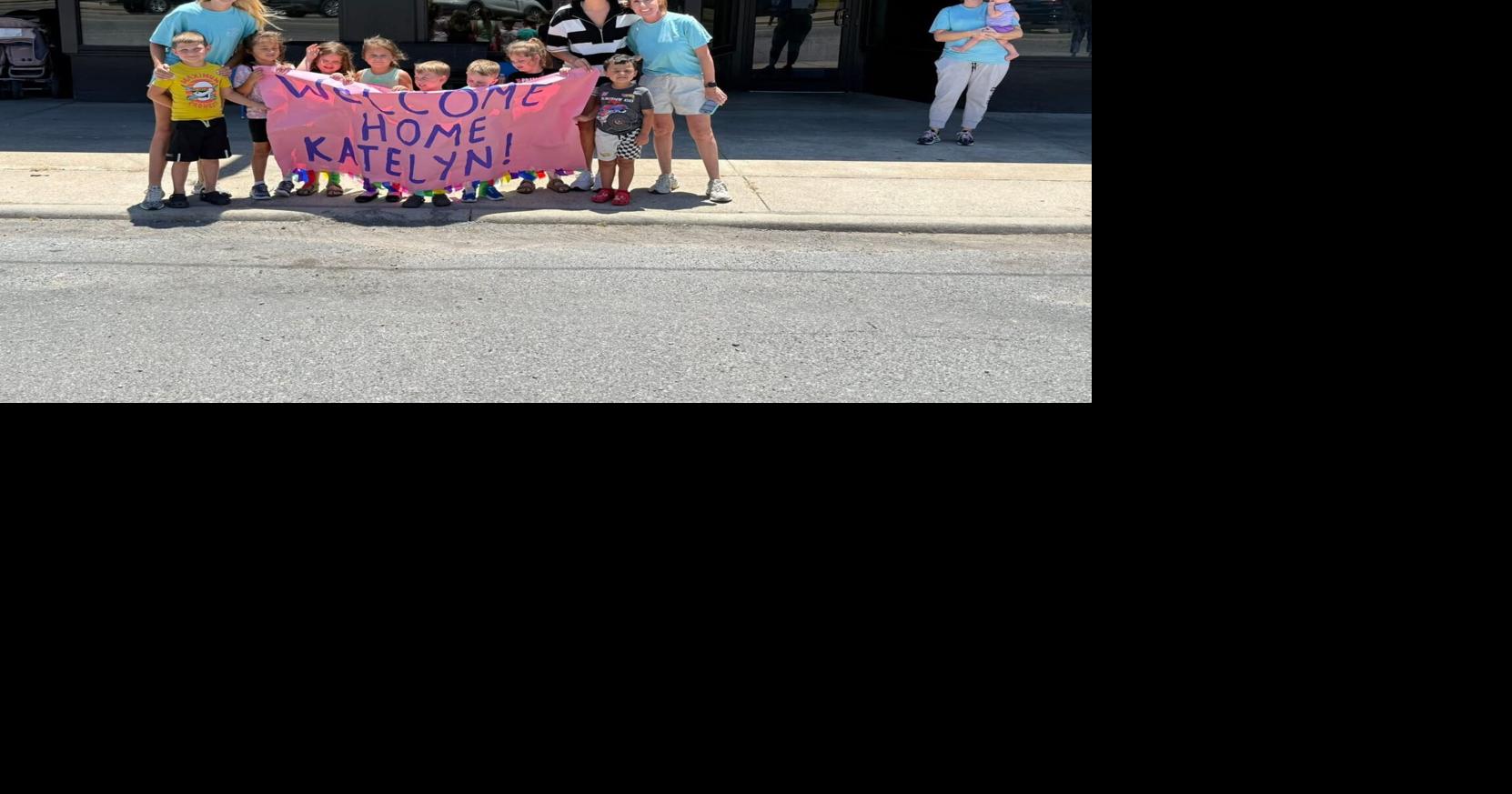 \Wilburton child receives homecoming after 143 days in hospital