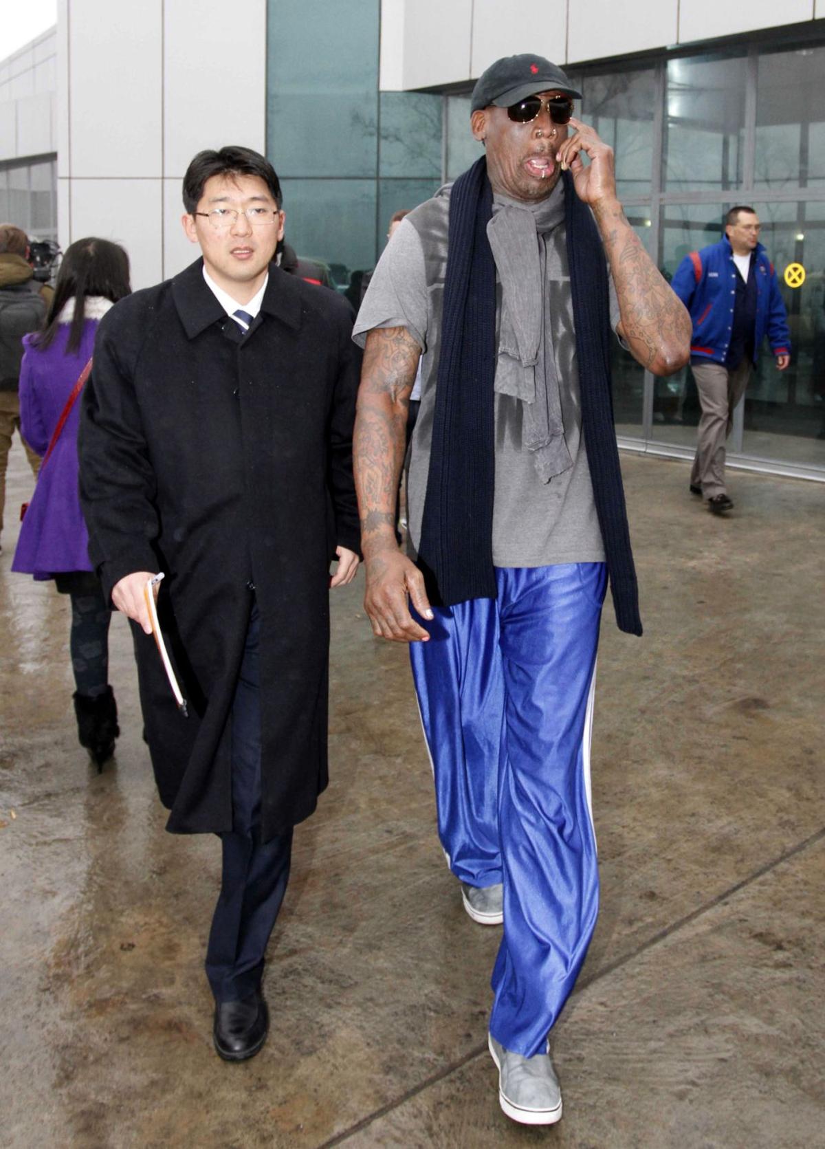 Dennis Rodman Worms His Way Into North Korea Sports