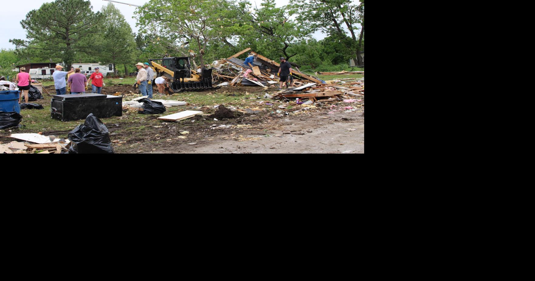 Community comes together to help Kiowa after tornado activity; Kiowa ...