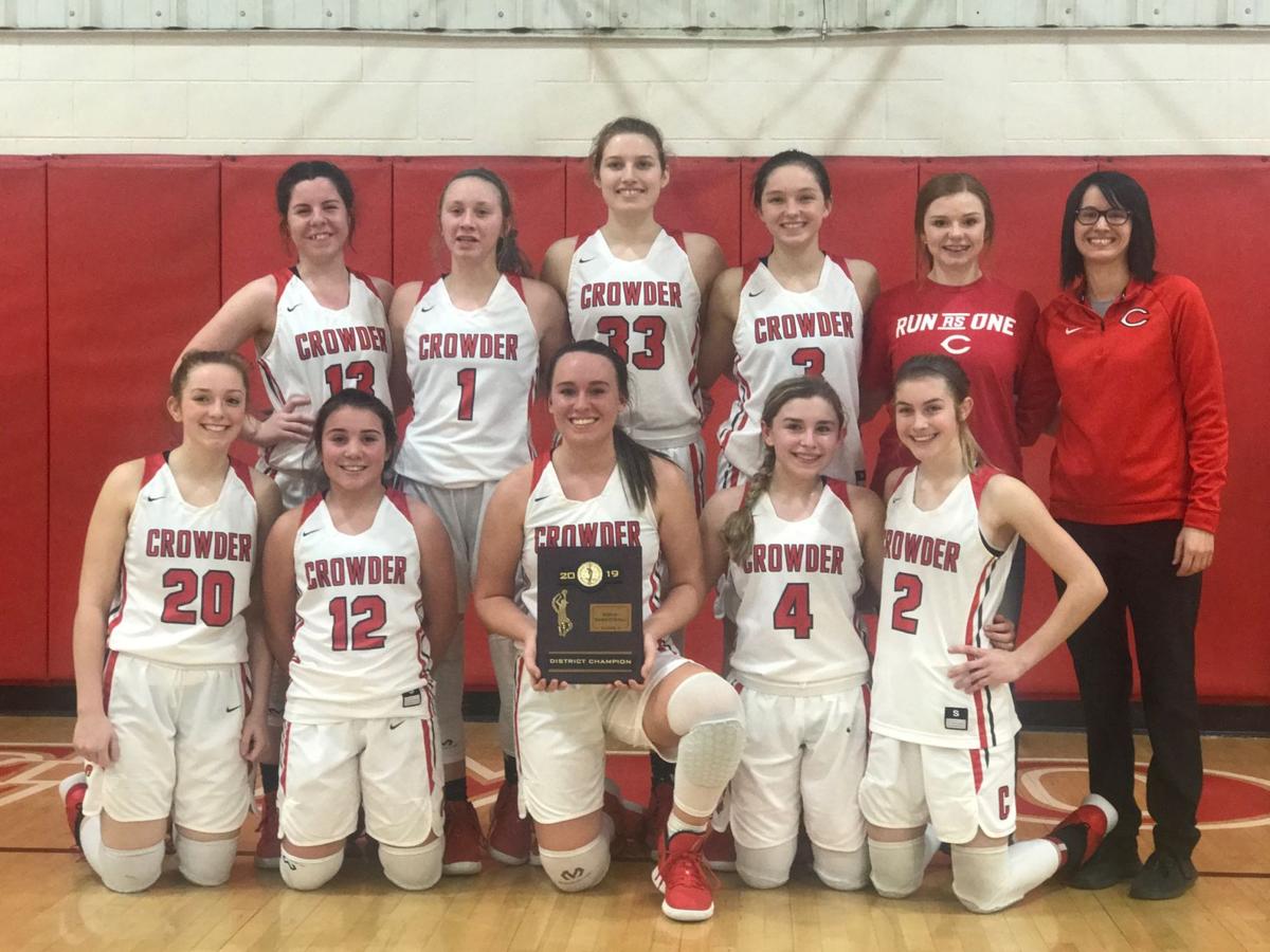 Girls District Roundup Crowder Kiowa Clayton Red Oak Roll To