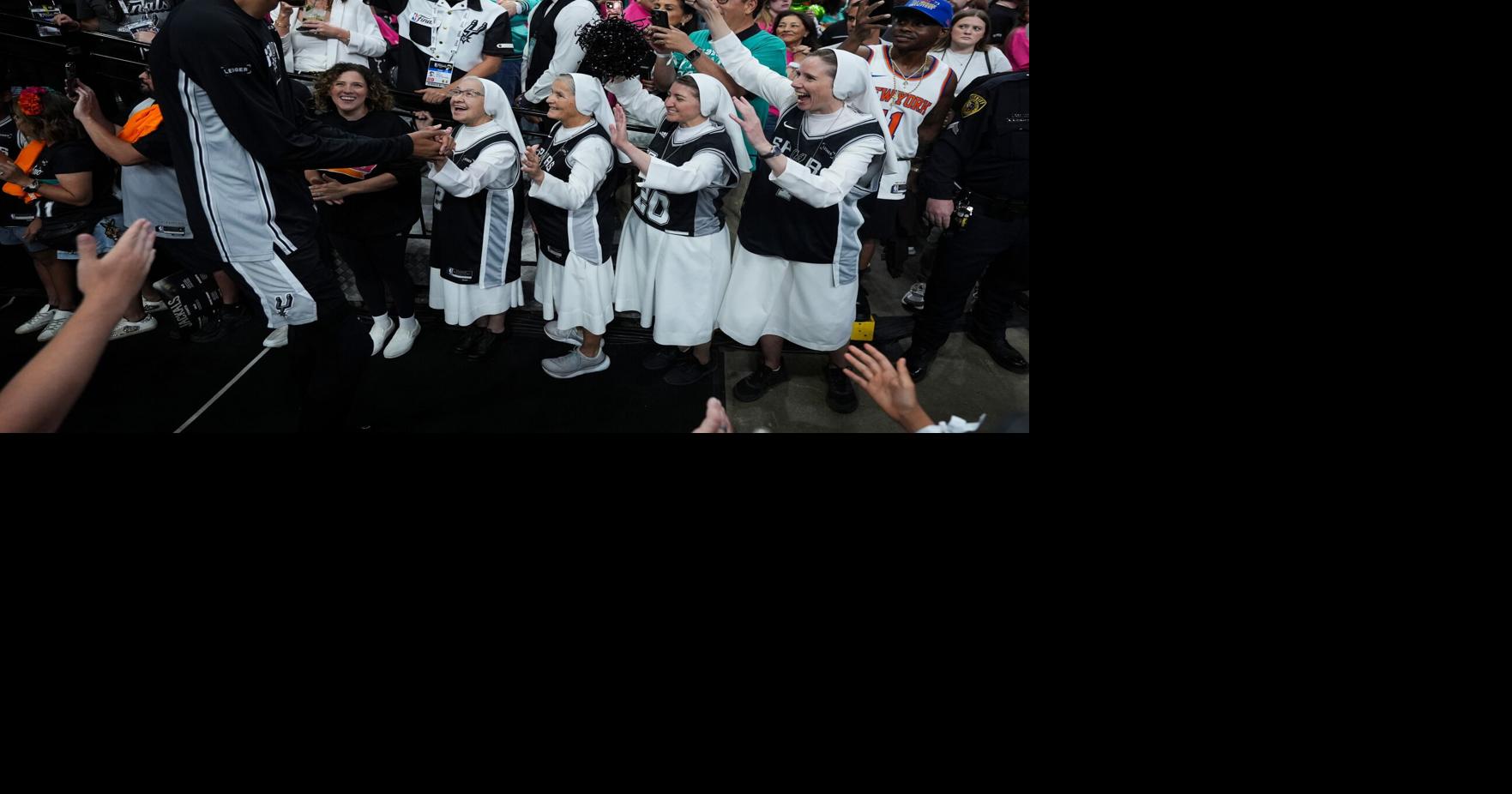 The superfans known as the 'Spurs Nuns' aiming to bring divine intervention to the NBA Finals