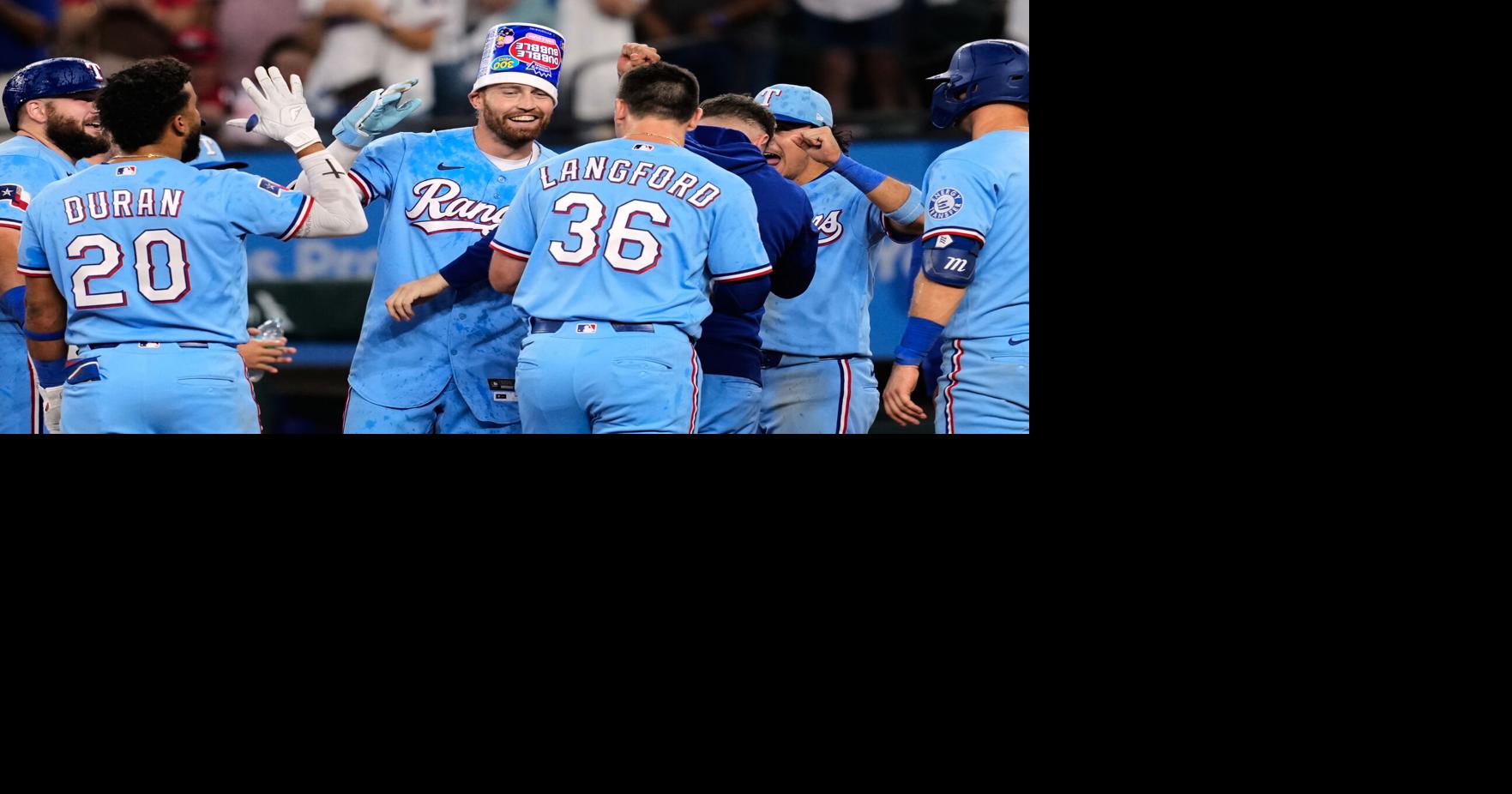 Nimmo's walk-off single gives Rangers 6-5 win over Astros and winning record at All-Star break