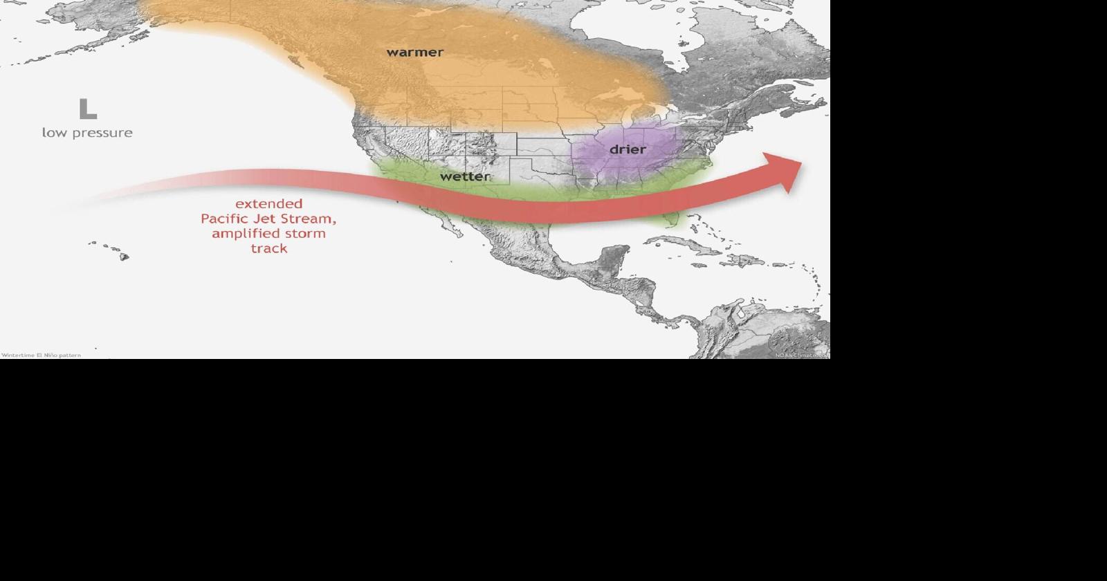 Strong El Nino means state faces cooler, wetter fall