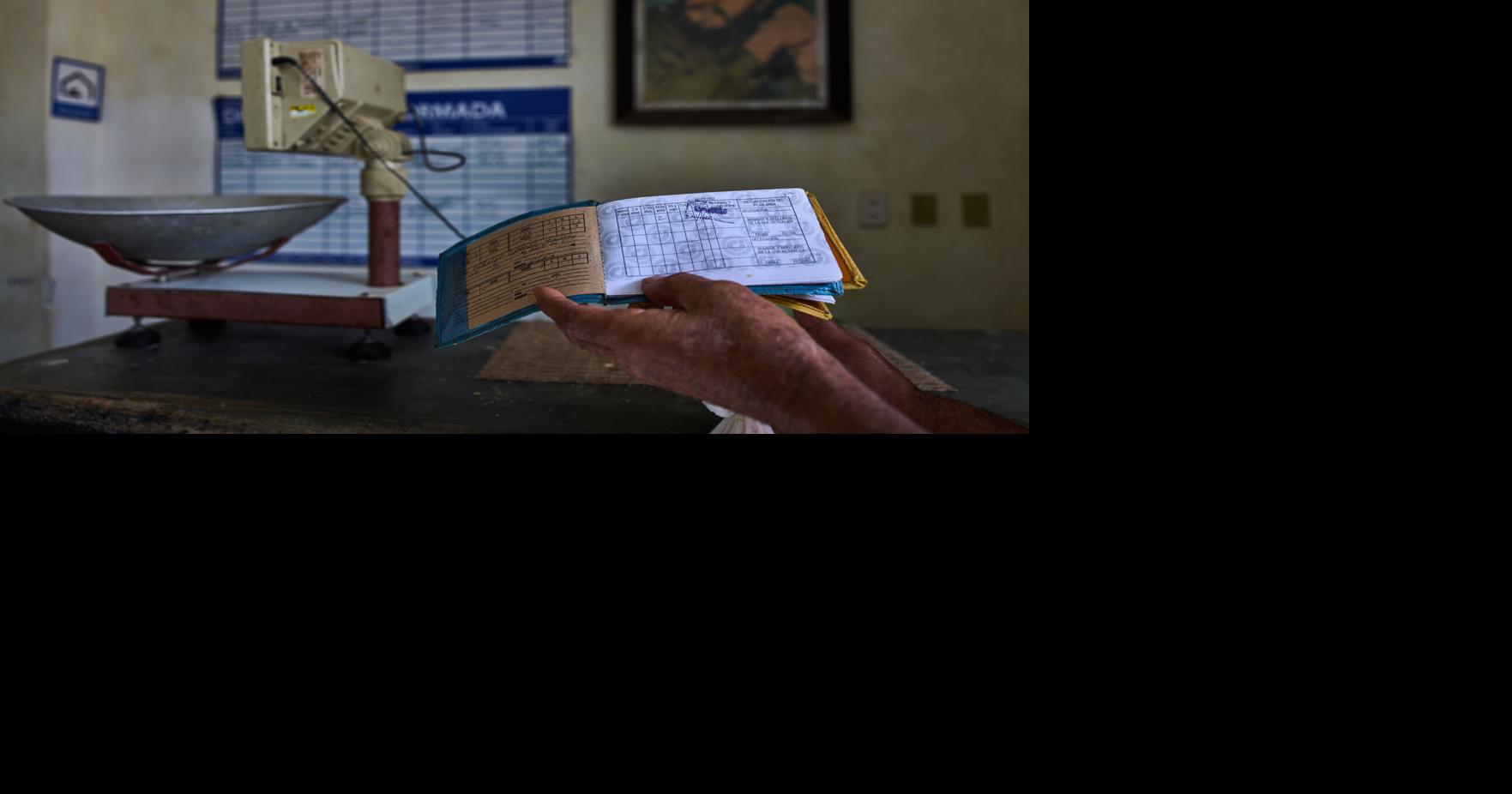 Cubans struggle to survive on pocket-size government ration books as products dwindle