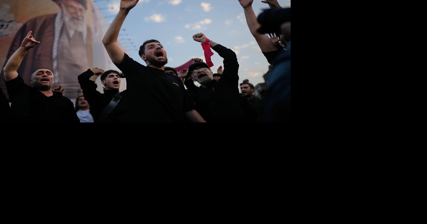 Mourners throng funeral procession in Tehran for Iran's Supreme Leader Ayatollah Ali Khamenei