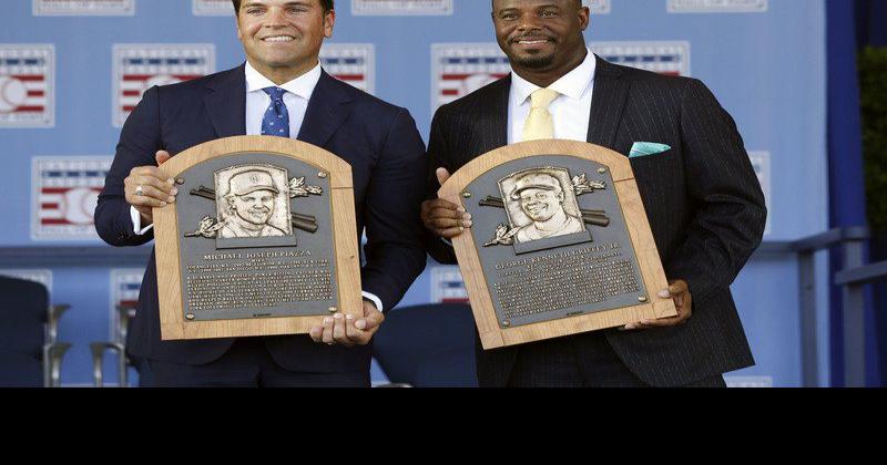 Mike Piazza inducted into Mets Hall of Fame - Newsday