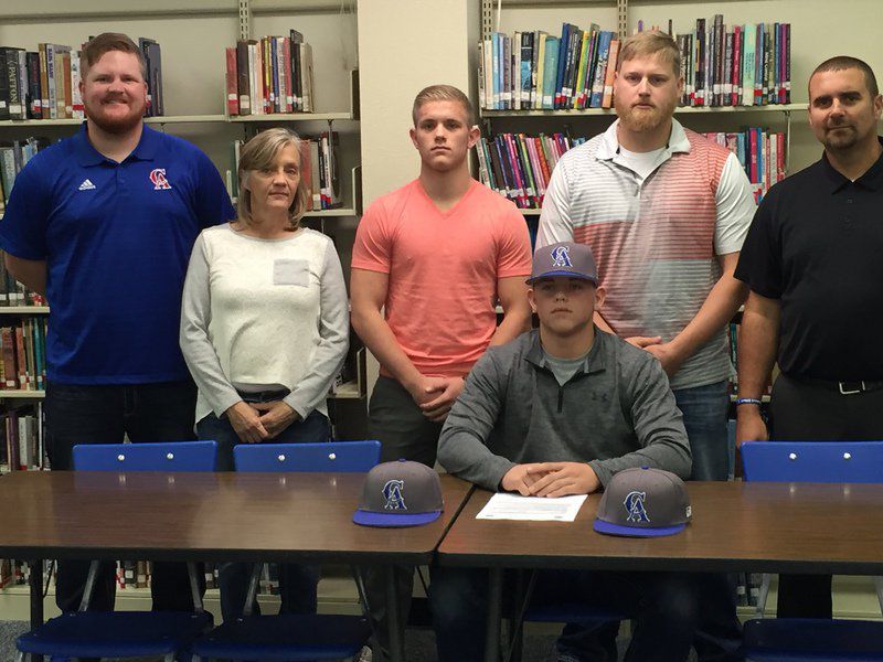 Hartshorne's Chance Parker signs with Carl Albert State baseball