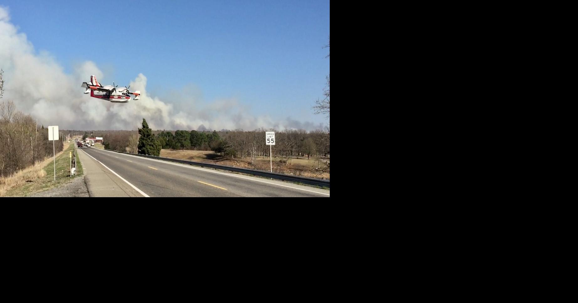 Emergency crews fight fire near Longtown | News | mcalesternews.com
