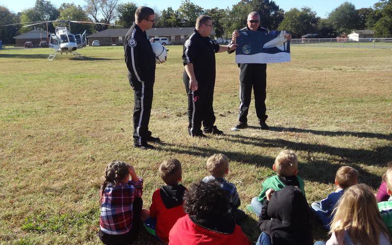 Krebs Public Schools students tour medical helipcopter Local News