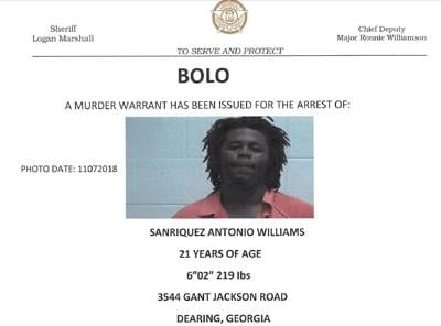Murder suspect BOLO