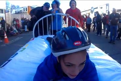 Bed races attract throng, Bed Hogs win | News | mdislander.com