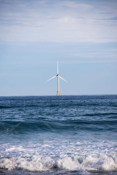 Wind Turbine off the Coast of Block Island